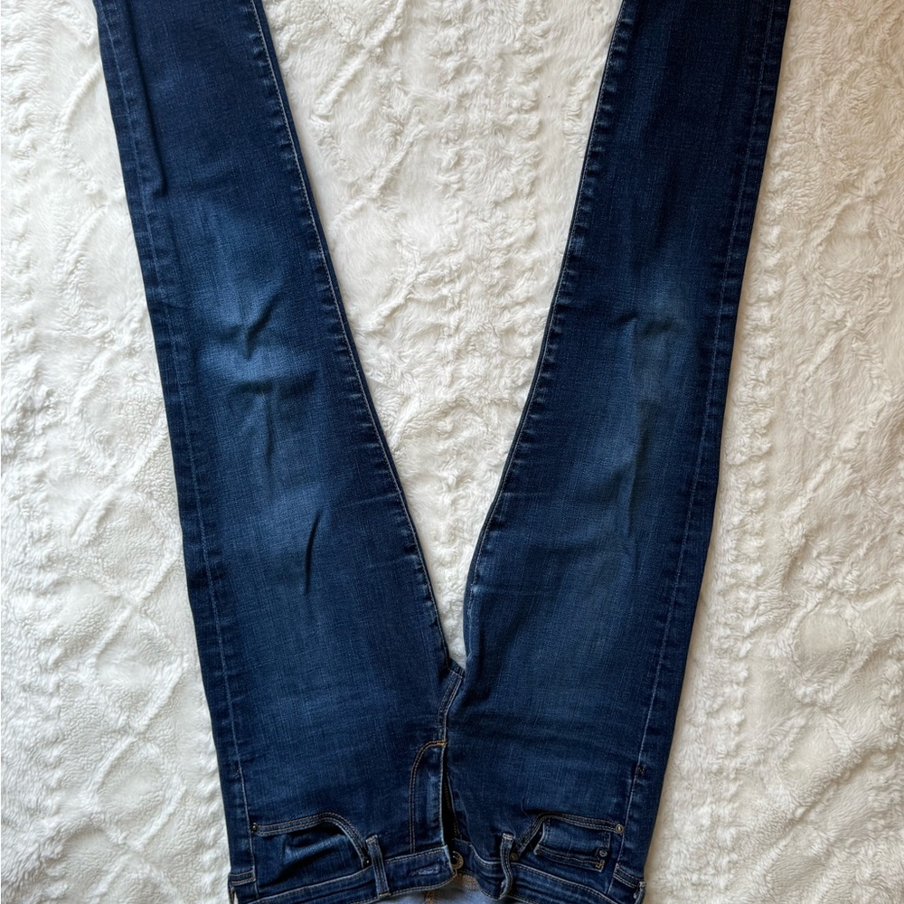 AG Adriano Goldschmied Dark Blue Skinny Jeans- The Absolute Legging